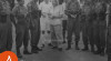 Foto suster T. Yongsma dan Letnan A. Hengeveld, bersama pasukan Sekutu dari Brigade India (Sikh) di depan Rumah Sakit Mater Dela Rosa, Jakarta, pada 4 Oktober 1945.
